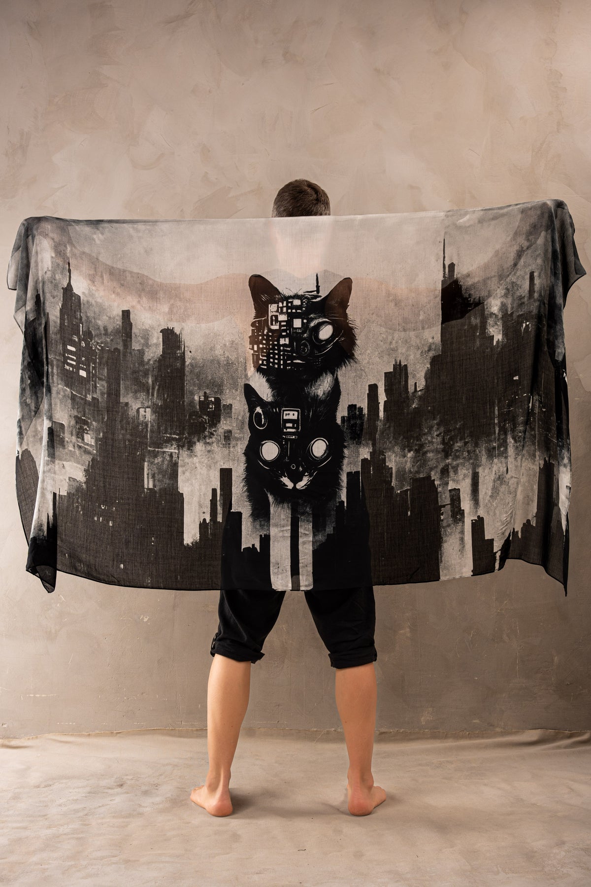 Modal Scarf Cybercat