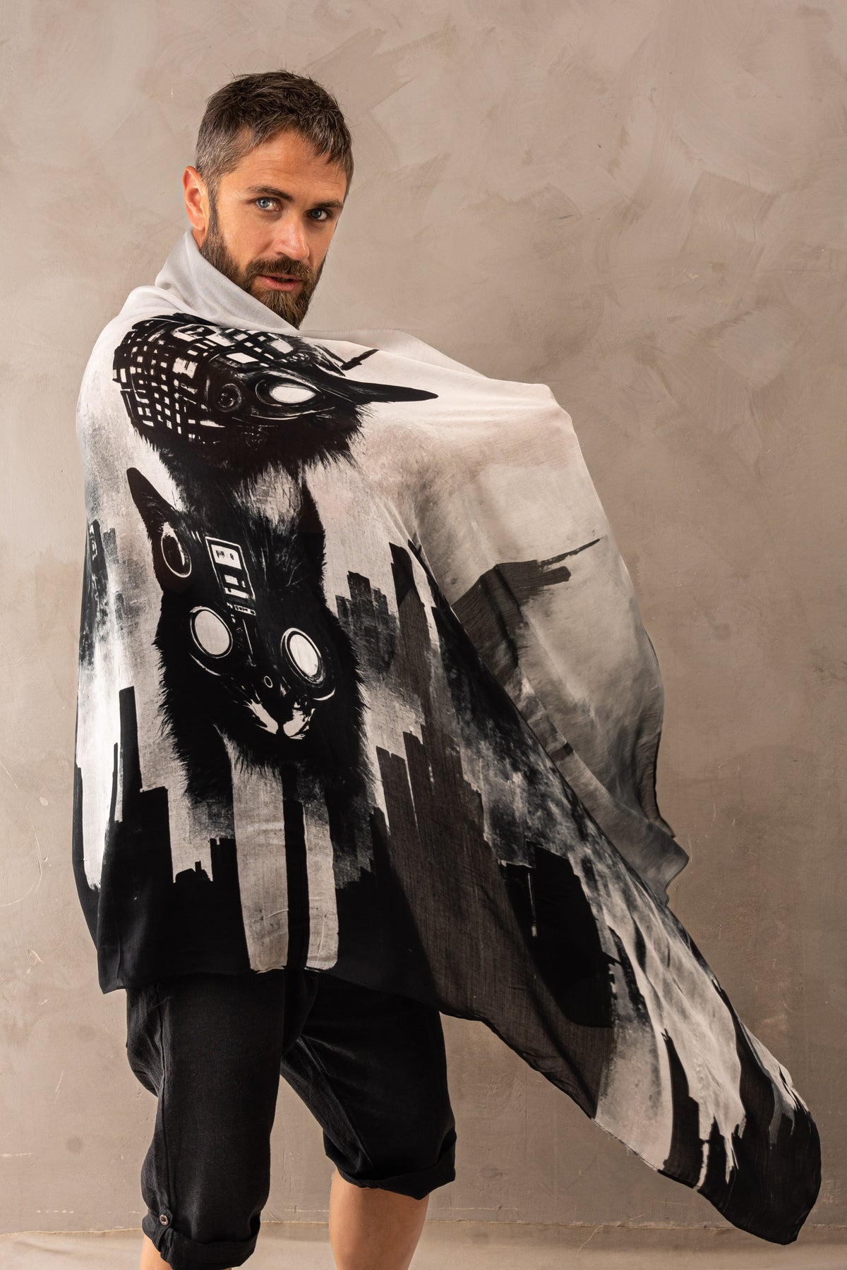 Modal Scarf Cybercat