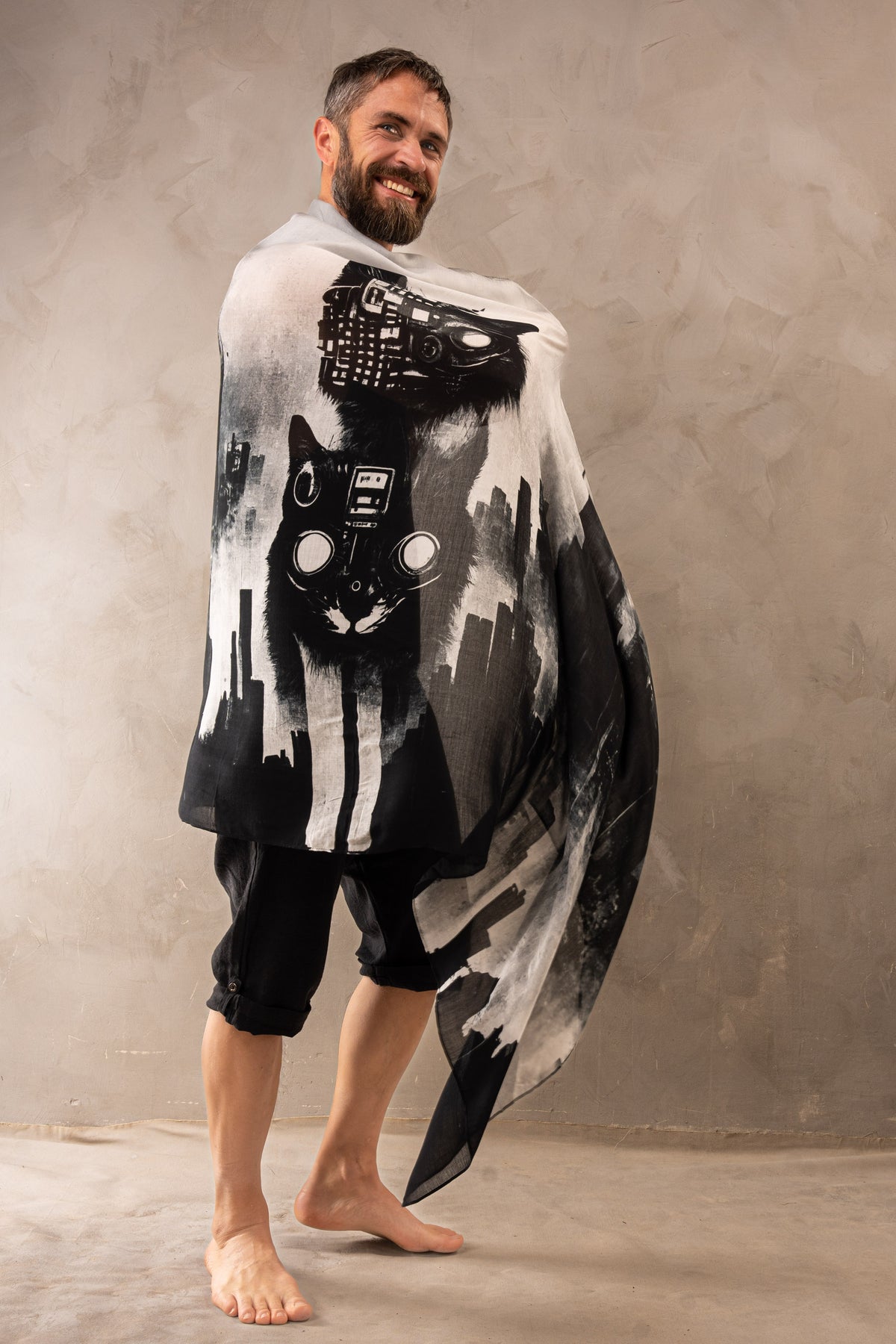 Modal Scarf Cybercat