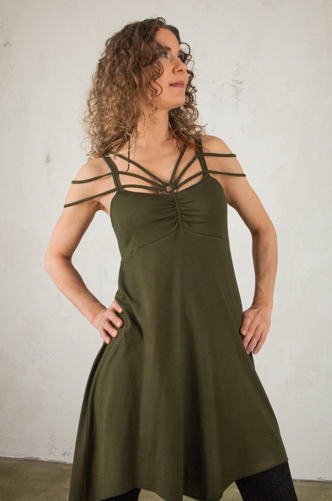 Freyja Dress Green