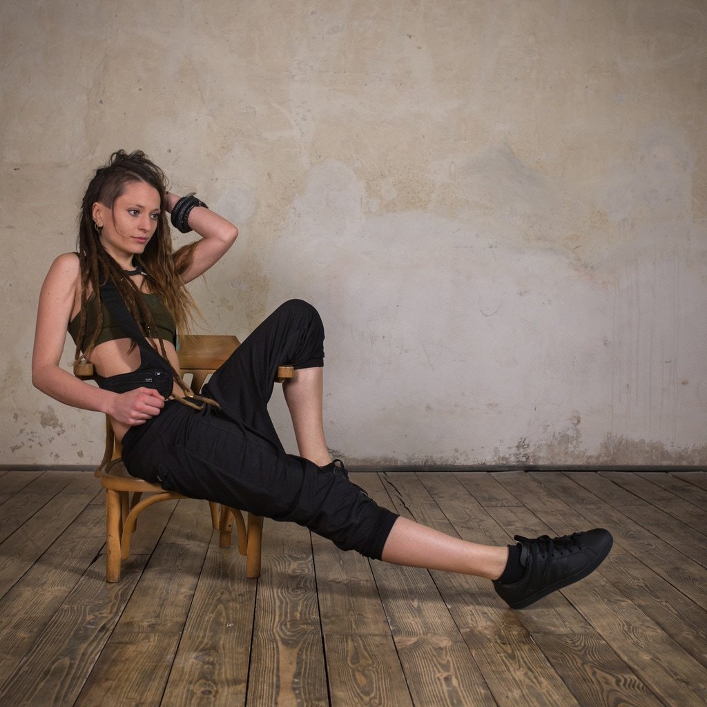 Shoulder Harness | Post Apocalyptic Bag für deine Cyberpunk Kleidung | Festival Holster | Nomad Bag Black