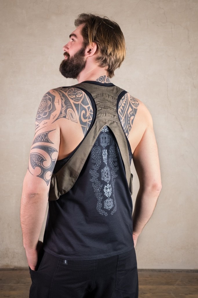 Shoulder Holster | post apocalyptic bag for your cyberpunk clothing | Festival Holster | Nomad Bag Army