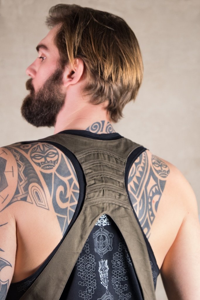 Shoulder Holster | post apocalyptic bag for your cyberpunk clothing | Festival Holster | Nomad Bag Army