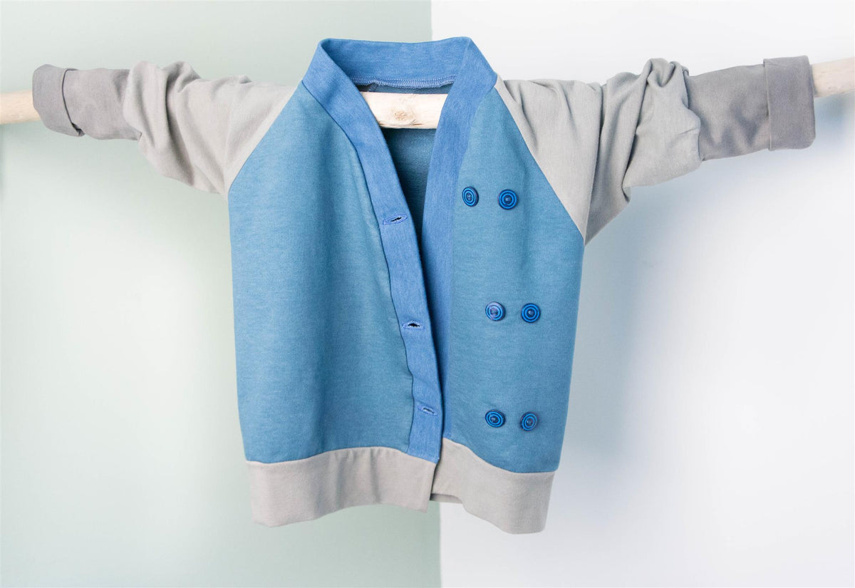 Kids Kimono Blue/Grey
