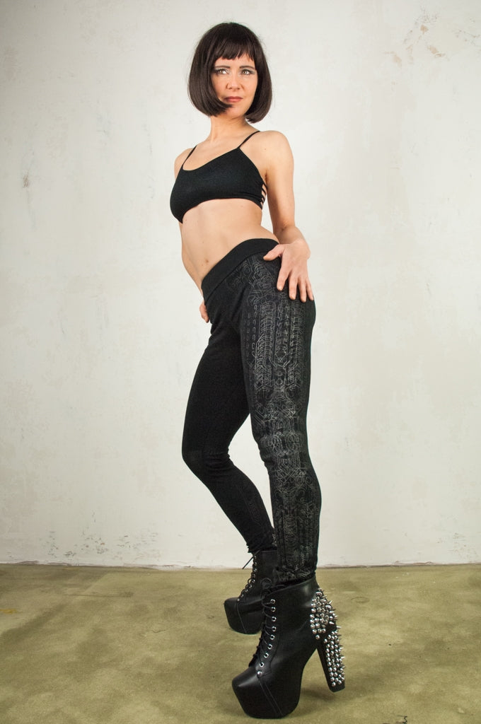 Ankita Leggings Black in Black