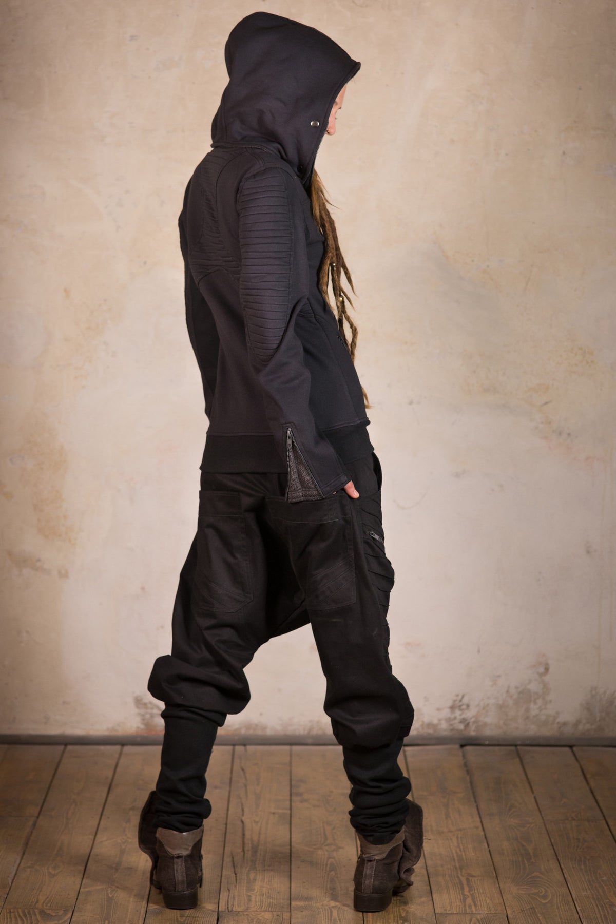 Rib Low Crouch Pant