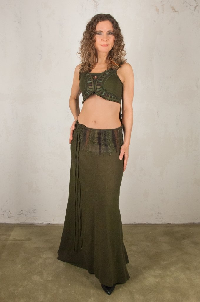 Skirt Banyan Green