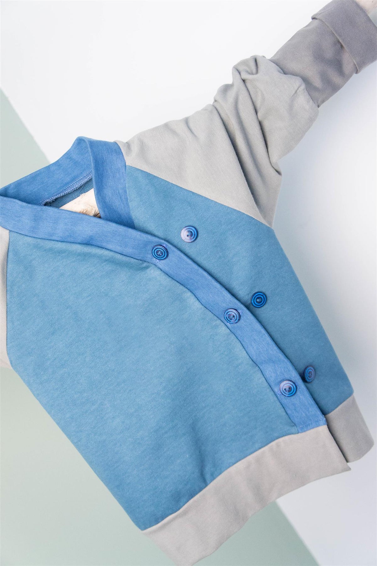 Kids Kimono Blue/Grey