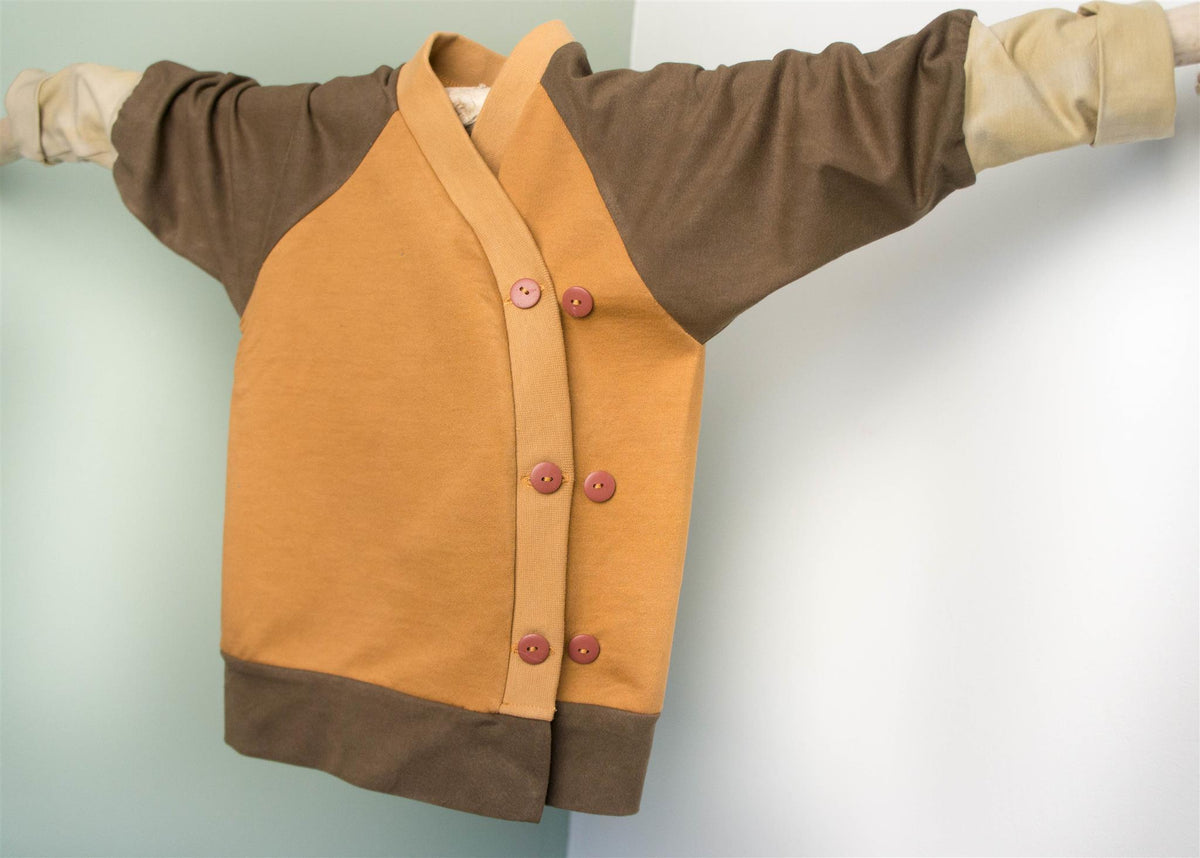 Kids Kimono Beige/Brown