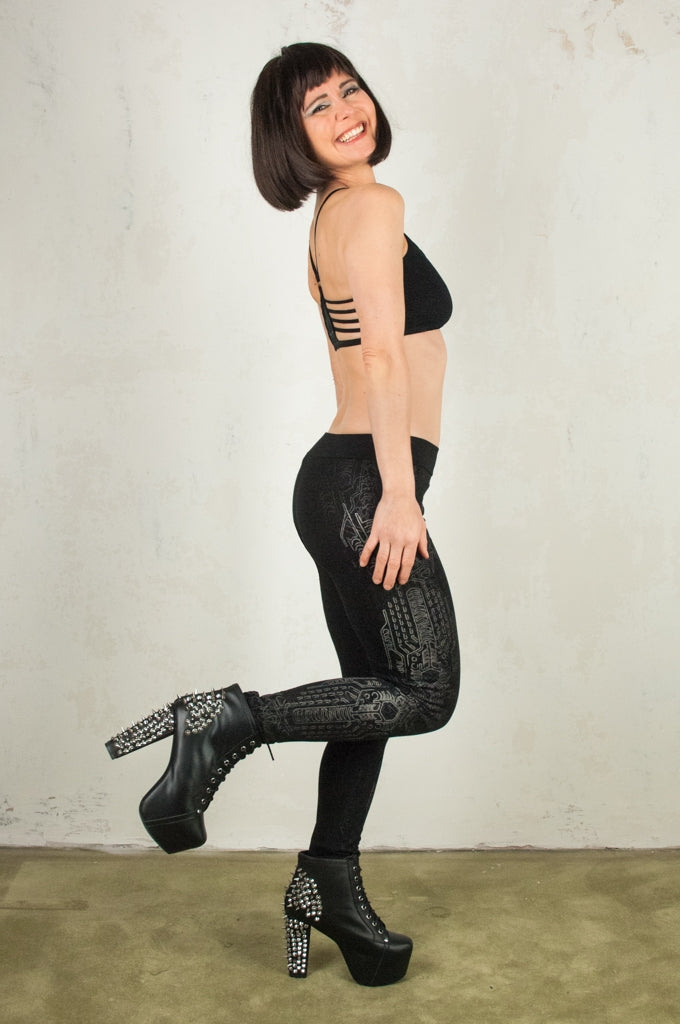 Ankita Leggings Black in Black