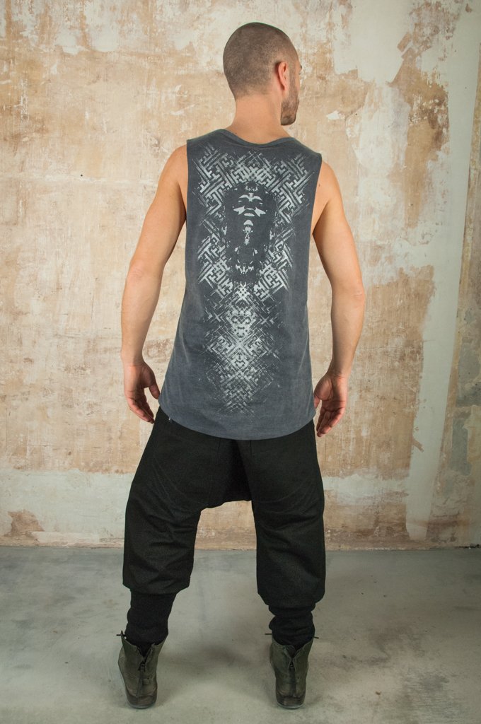 Voodoo Swastika Shirt Grey