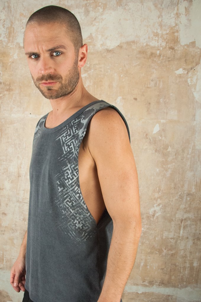 Voodoo Swastika Shirt Grey