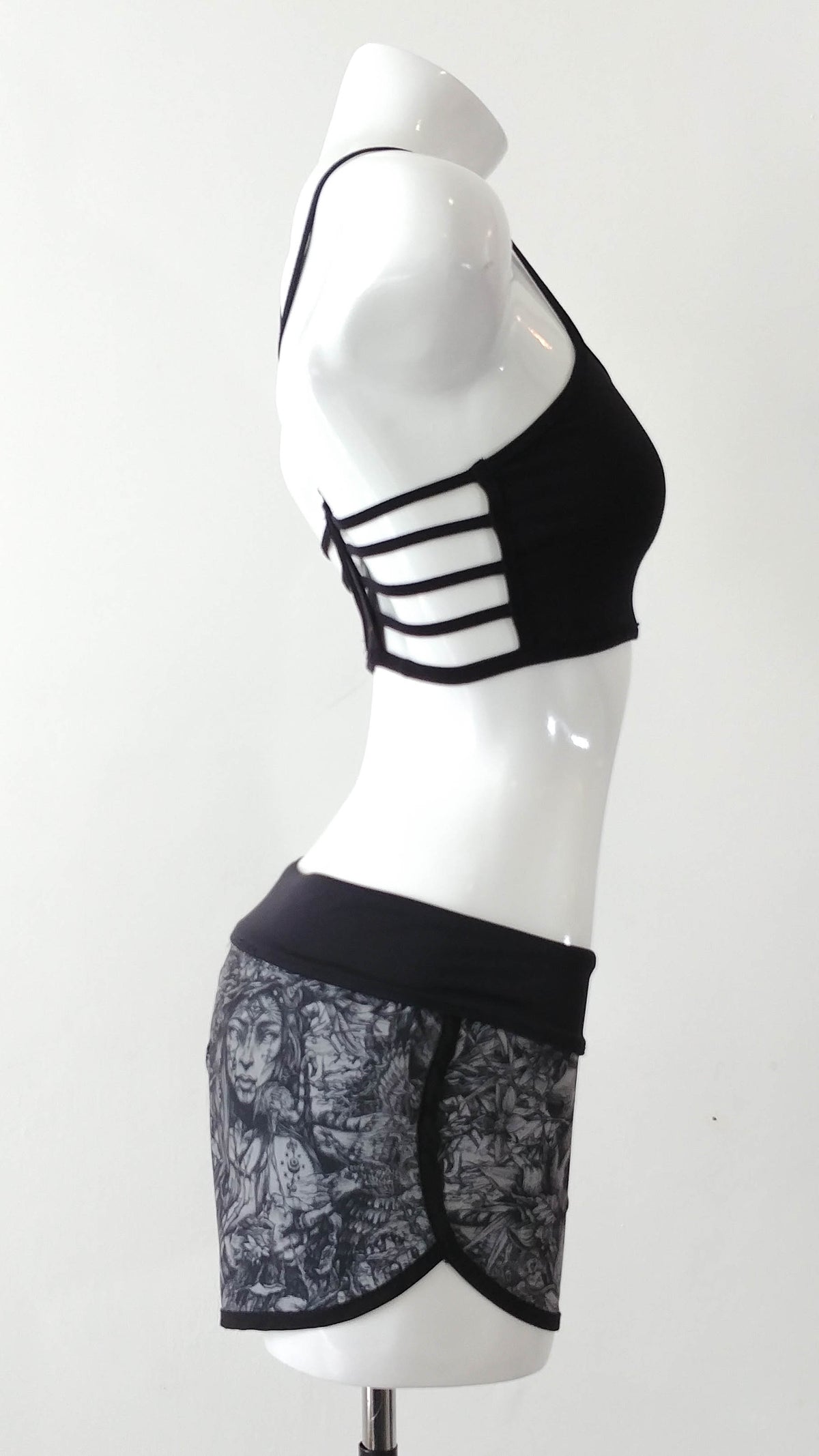 Pixie Shorts | Booty Shorts | Hot Pants and Gym Shorts | Surf Shorts | Gym Shorts | Board Shorts Alice Grey